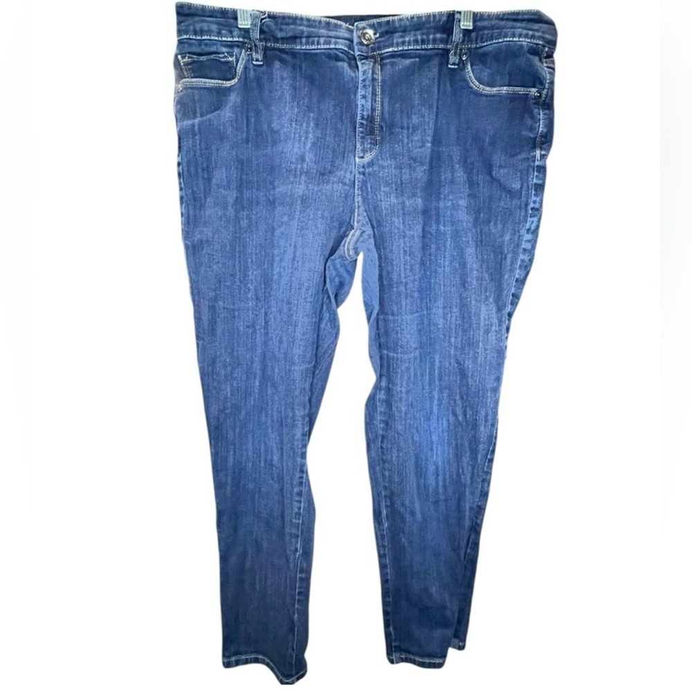 Liz Claiborne Woman Boyfriend Skinny Jeans - Size 16w EUC